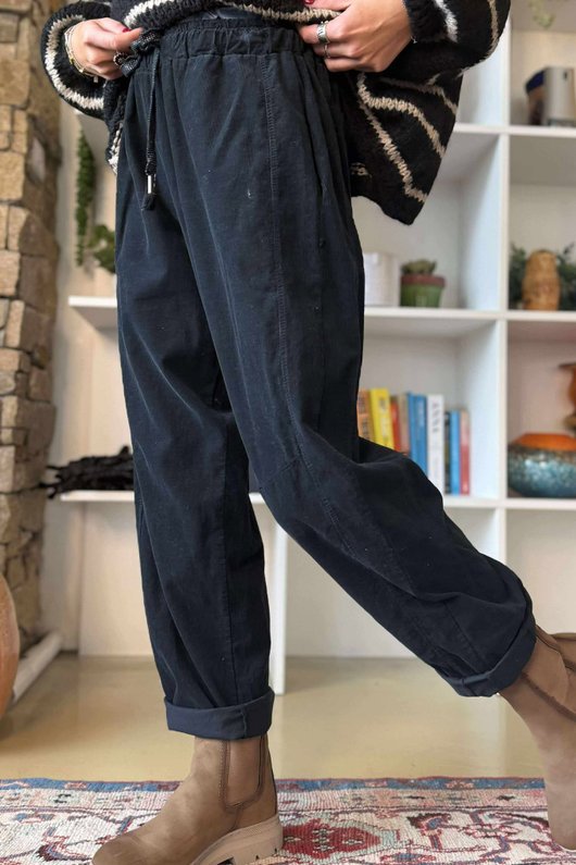 Stanley Baby Cord Jogger Black /10=